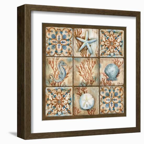 Sea Isle Collage II-Paul Brent-Framed Art Print