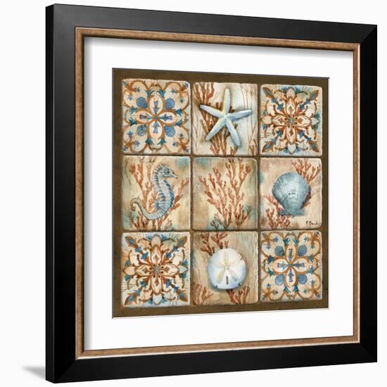 Sea Isle Collage II-Paul Brent-Framed Art Print