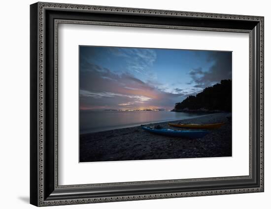 Sea kayak tour on the island Skopelos, Greece-Rasmus Kaessmann-Framed Photographic Print