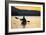 Sea Kayaking Jackson Lake In Grand Teton National Park, WY-Justin Bailie-Framed Photographic Print