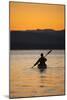 Sea Kayaking Jackson Lake In Grand Teton National Park, WY-Justin Bailie-Mounted Photographic Print