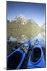 Sea Kayaking Jackson Lake In Grand Teton National Park, WY-Justin Bailie-Mounted Photographic Print