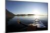 Sea Kayaking Jackson Lake In Grand Teton National Park, WY-Justin Bailie-Mounted Photographic Print