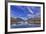 Sea Kayaking on Bowman Lake in Autumn in Glacier National Park, Montana, USA-Chuck Haney-Framed Photographic Print