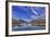 Sea Kayaking on Bowman Lake in Autumn in Glacier National Park, Montana, USA-Chuck Haney-Framed Photographic Print