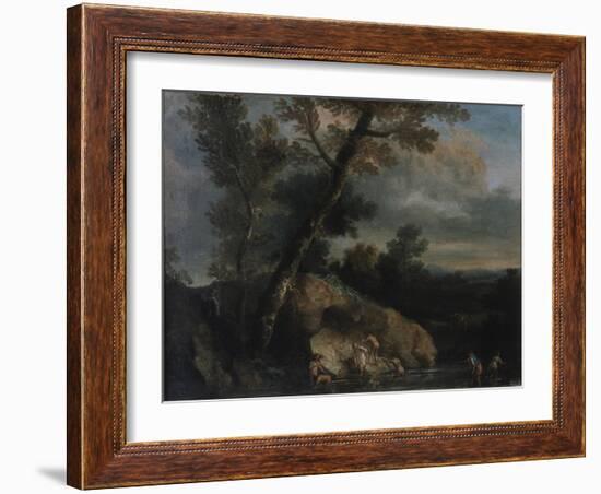 Sea Landscape with Robbers-Salvatore Rosa-Framed Giclee Print