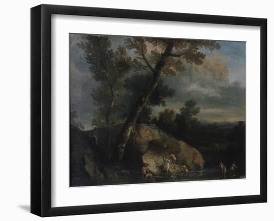 Sea Landscape with Robbers-Salvatore Rosa-Framed Giclee Print