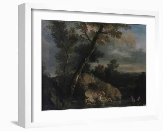 Sea Landscape with Robbers-Salvatore Rosa-Framed Giclee Print