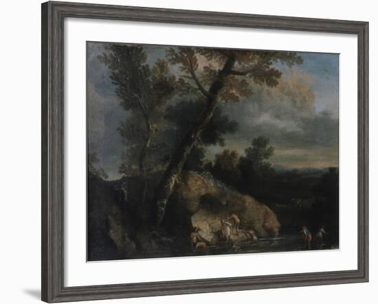 Sea Landscape with Robbers-Salvatore Rosa-Framed Giclee Print