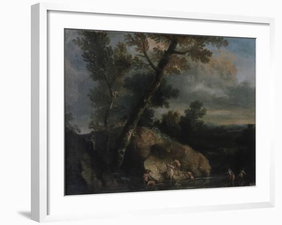 Sea Landscape with Robbers-Salvatore Rosa-Framed Giclee Print