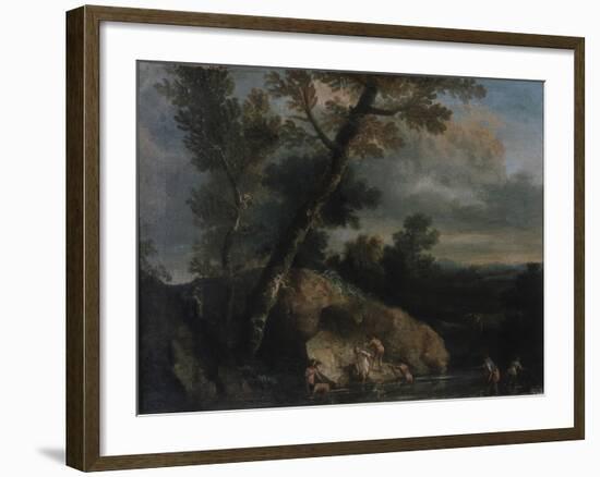 Sea Landscape with Robbers-Salvatore Rosa-Framed Giclee Print