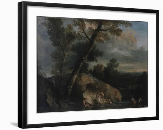 Sea Landscape with Robbers-Salvatore Rosa-Framed Giclee Print