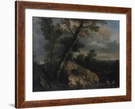 Sea Landscape with Robbers-Salvatore Rosa-Framed Giclee Print