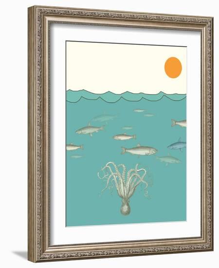 Sea Life 2-Jan Weiss-Framed Art Print