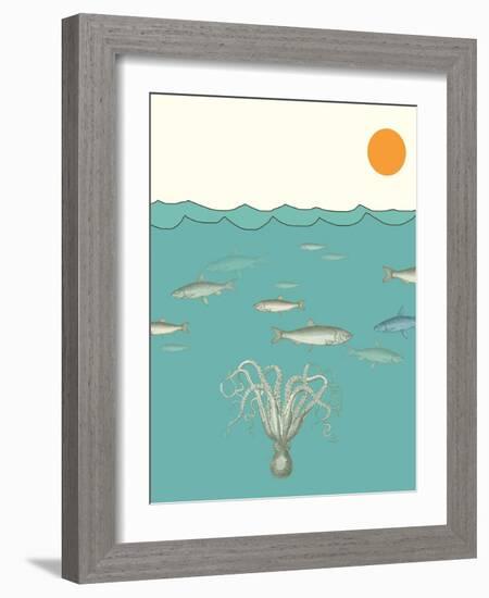 Sea Life 2-Jan Weiss-Framed Art Print