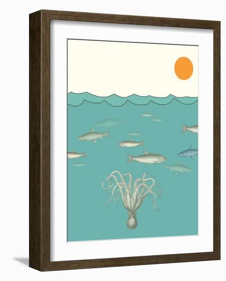 Sea Life 2-Jan Weiss-Framed Art Print