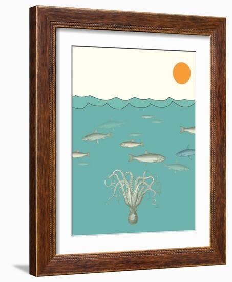 Sea Life 2-Jan Weiss-Framed Art Print