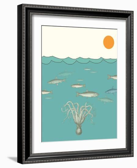 Sea Life 2-Jan Weiss-Framed Art Print