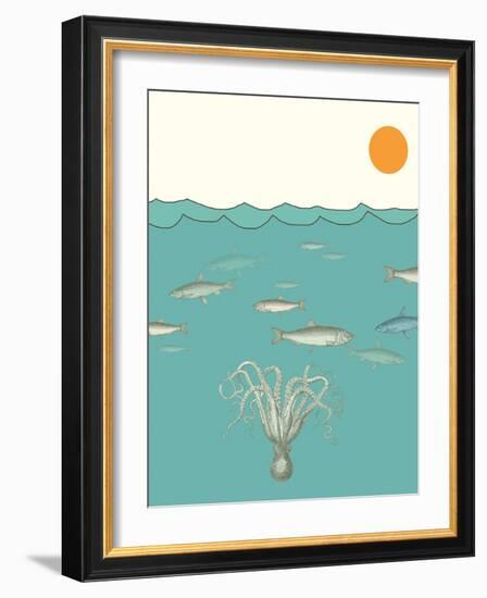 Sea Life 2-Jan Weiss-Framed Art Print