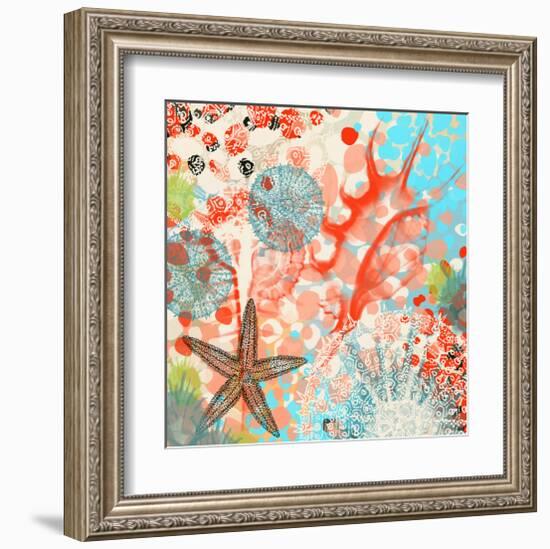 Sea Life Activity-Yashna-Framed Art Print