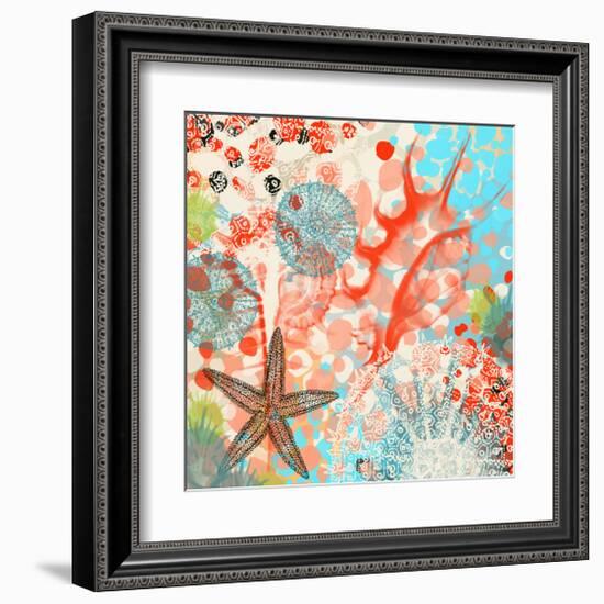 Sea Life Activity-Yashna-Framed Art Print