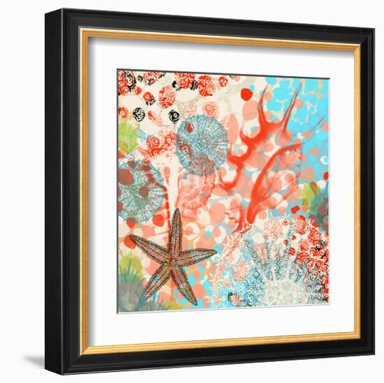 Sea Life Activity-Yashna-Framed Art Print