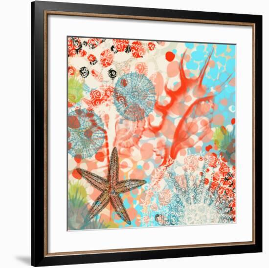 Sea Life Activity-Yashna-Framed Art Print