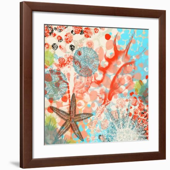 Sea Life Activity-Yashna-Framed Art Print