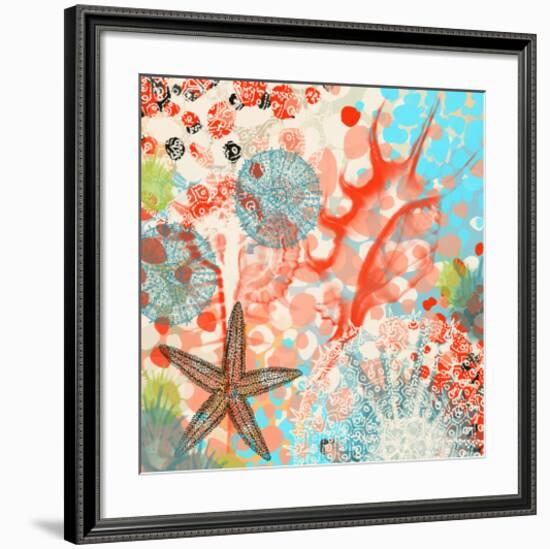 Sea Life Activity-Yashna-Framed Art Print