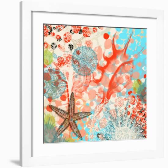 Sea Life Activity-Yashna-Framed Art Print