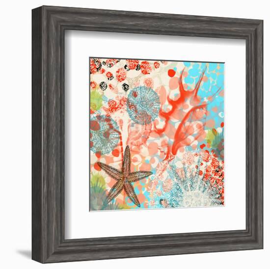 Sea Life Activity-Yashna-Framed Art Print