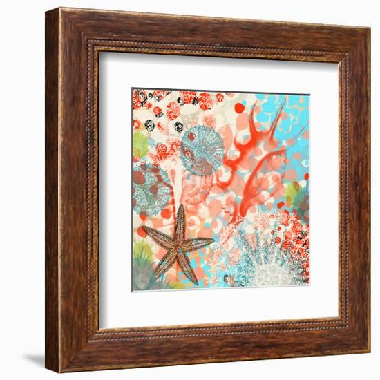 Sea Life Activity-Yashna-Framed Art Print