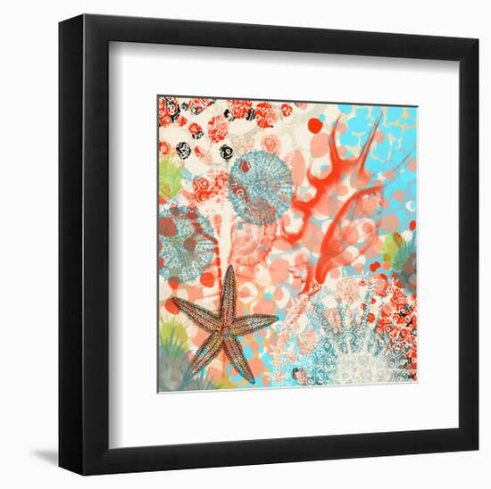 Sea Life Activity-Yashna-Framed Art Print