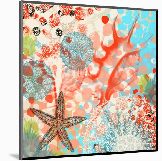 Sea Life Activity-Yashna-Mounted Art Print