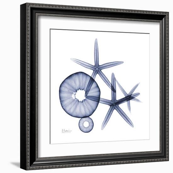 Sea Life in Blue II-Albert Koetsier-Framed Art Print