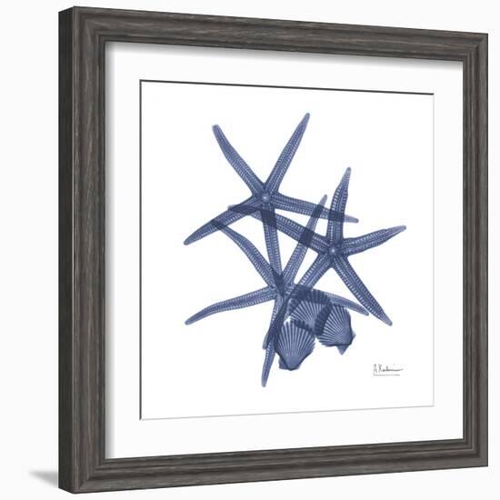 Sea Life in Blue-Albert Koetsier-Framed Art Print