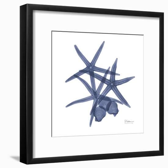 Sea Life in Blue-Albert Koetsier-Framed Art Print