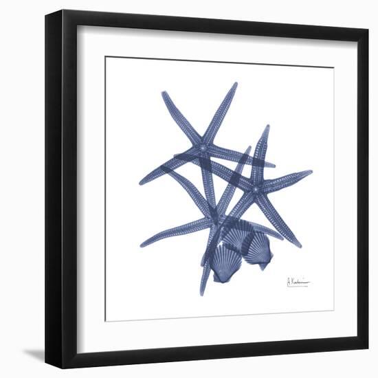 Sea Life in Blue-Albert Koetsier-Framed Art Print