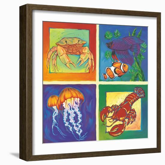 Sea Life Panel I-Scott Westmoreland-Framed Premium Giclee Print