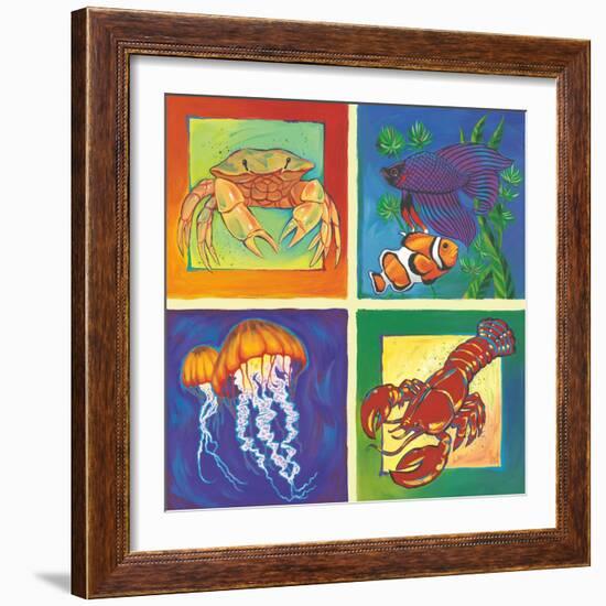 Sea Life Panel I-Scott Westmoreland-Framed Premium Giclee Print