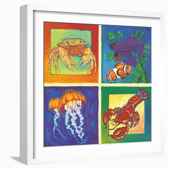 Sea Life Panel I-Scott Westmoreland-Framed Premium Giclee Print