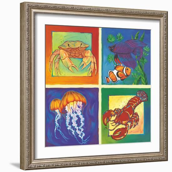 Sea Life Panel I-Scott Westmoreland-Framed Art Print