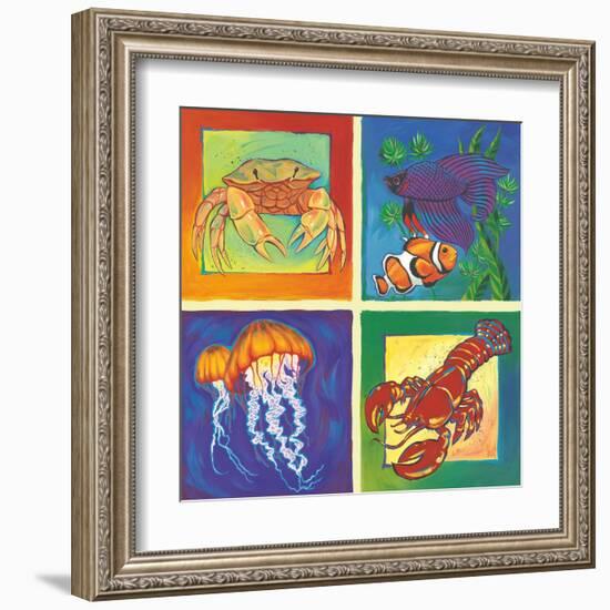 Sea Life Panel I-Scott Westmoreland-Framed Art Print