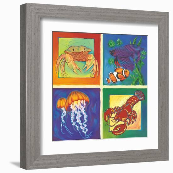 Sea Life Panel I-Scott Westmoreland-Framed Art Print