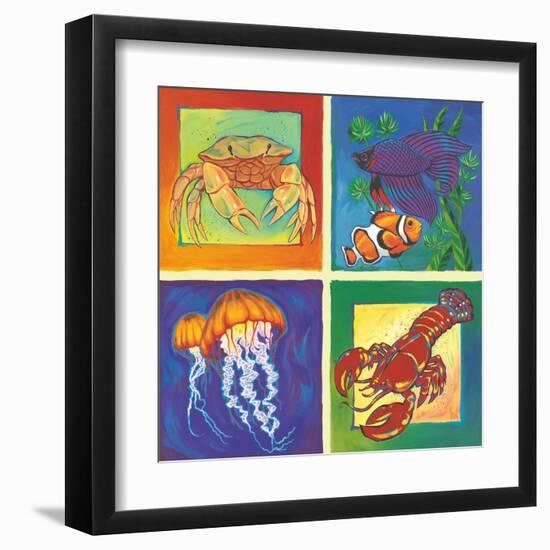 Sea Life Panel I-Scott Westmoreland-Framed Art Print