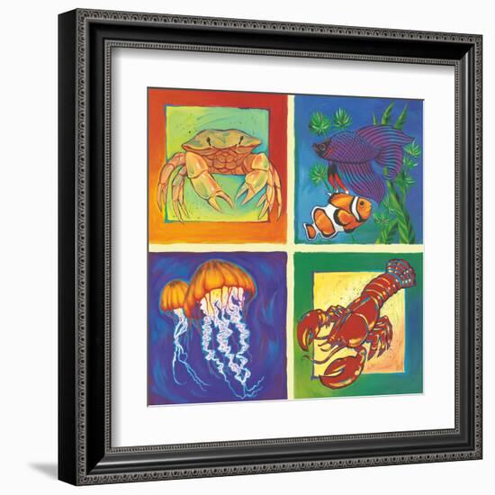 Sea Life Panel I-Scott Westmoreland-Framed Art Print