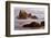 Sea Lion Rock from Indian Beach at sunset, Ecola State Park, Oregon-Adam Jones-Framed Photographic Print