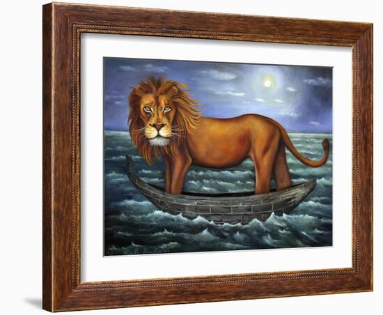 Sea Lion-Leah Saulnier-Framed Giclee Print