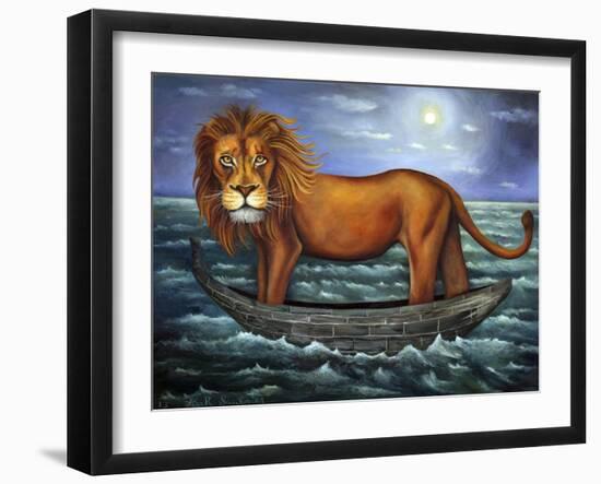 Sea Lion-Leah Saulnier-Framed Giclee Print