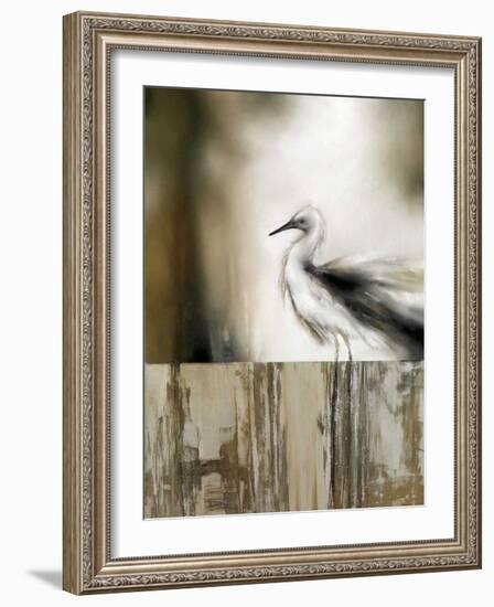 Sea Mist & the Egret-J^P^ Prior-Framed Giclee Print